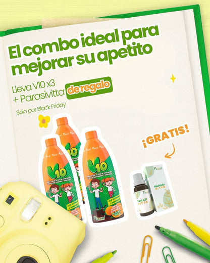 PROMO 3 X V10 + PARASIVITTA GRATIS